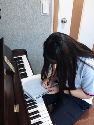 오디션보컬반학생의  피아노수업!