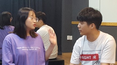 대비B반 즉흥극 수업!